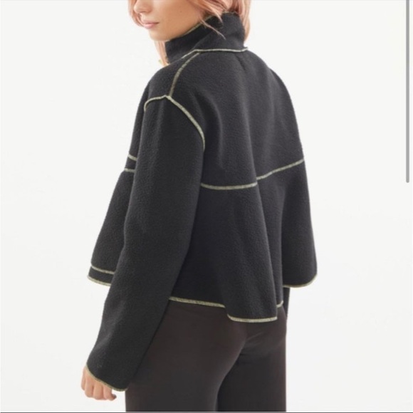 Urban Outfitters Half-zip Fleece Sweatshirt - Picture 3 of 6